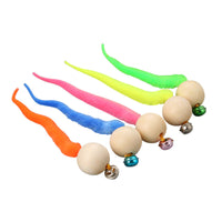 HKM-164243 Pet Supplies Wooden Bead Bell Color Funny Cat Vocal Puzzle Cat Bug Toy