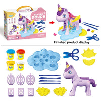 HKM-164371 Soft Clay Noodles Playdough Set with 4 Color Options for Creative Play and DIY Modeling
