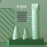 HKM-164563 2-in-1, 3-in-1, and 4-in-1 Pet Shaver for Hair Removal with USB Charging and Accessories