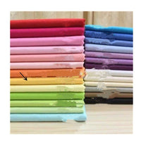 HKM-164627 Solid Cotton Sateen Bedding Fabric - 1.6m Wide, Perfect for Clothing and Lining