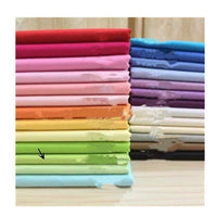 HKM-164627 Solid Cotton Sateen Bedding Fabric - 1.6m Wide, Perfect for Clothing and Lining