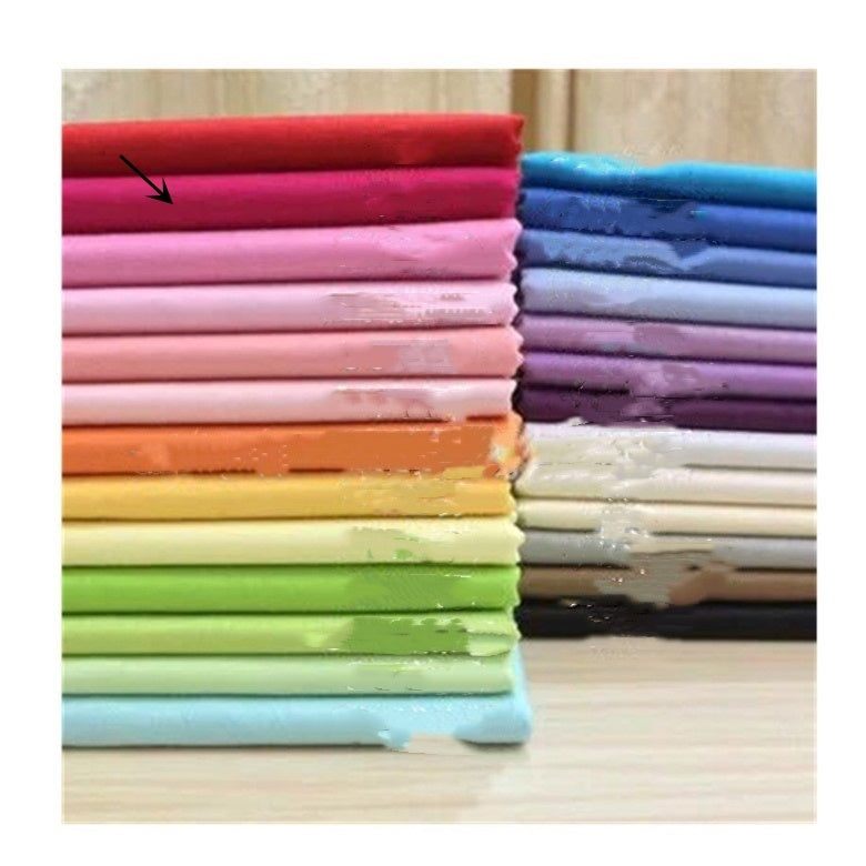 HKM-164627 Solid Cotton Sateen Bedding Fabric - 1.6m Wide, Perfect for Clothing and Lining