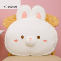 HKM-164691 Cute Animal Plush Doll Pillow - Super Soft Short Plush - 40cm Tiger, Husky, Pig, Rabbit Options