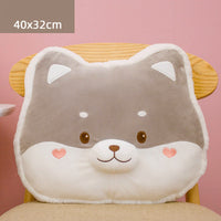 HKM-164691 Cute Animal Plush Doll Pillow - Super Soft Short Plush - 40cm Tiger, Husky, Pig, Rabbit Options