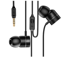 HKM-164691 Ergonomic Wired 3.5mm Stereo Headset with Metal Design for iPhone, Galaxy, Huawei, and More