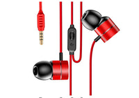 HKM-164691 Ergonomic Wired 3.5mm Stereo Headset with Metal Design for iPhone, Galaxy, Huawei, and More
