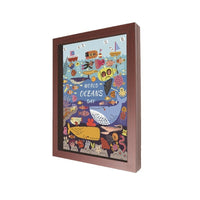 HKM-164883 A4 Handmade Nordic Children's Magnetic Painting Storage Frame