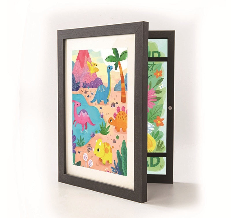 HKM-164883 A4 Handmade Nordic Children's Magnetic Painting Storage Frame