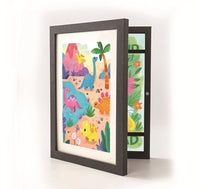 HKM-164883 A4 Handmade Nordic Children's Magnetic Painting Storage Frame