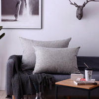 HKM-164947 Rectangular Pillow Cushion Cover - Olive Green, Blue, Orange & More - Available in 30x50cm & 40x60cm