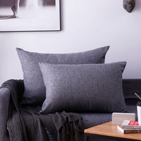HKM-164947 Rectangular Pillow Cushion Cover - Olive Green, Blue, Orange & More - Available in 30x50cm & 40x60cm