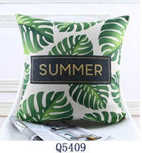 HKM-165011 Tropical Rainforest Printed Throw Pillow Cover - 45x45 CM, Modern Minimalist Design