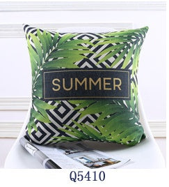 HKM-165011 Tropical Rainforest Printed Throw Pillow Cover - 45x45 CM, Modern Minimalist Design