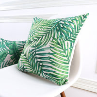 HKM-165011 Tropical Rainforest Printed Throw Pillow Cover - 45x45 CM, Modern Minimalist Design