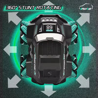 HKM-165203 Remote Control Drift Car with 360° Rotation, Lights, and Music – Dual Control Gesture Sensing Vehicle