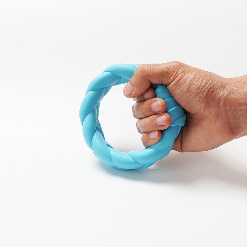 HKM-165395 Teeth Leaking Dog Toy Can't Bite Interactive Training Inflated Ego Rubber Medium Dog Toy