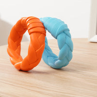 HKM-165395 Teeth Leaking Dog Toy Can't Bite Interactive Training Inflated Ego Rubber Medium Dog Toy