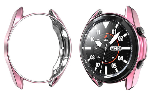 HKM-165459 Electroplated TPU Protective Case for Galaxy Watch 41mm/45mm - Multiple Colors Available