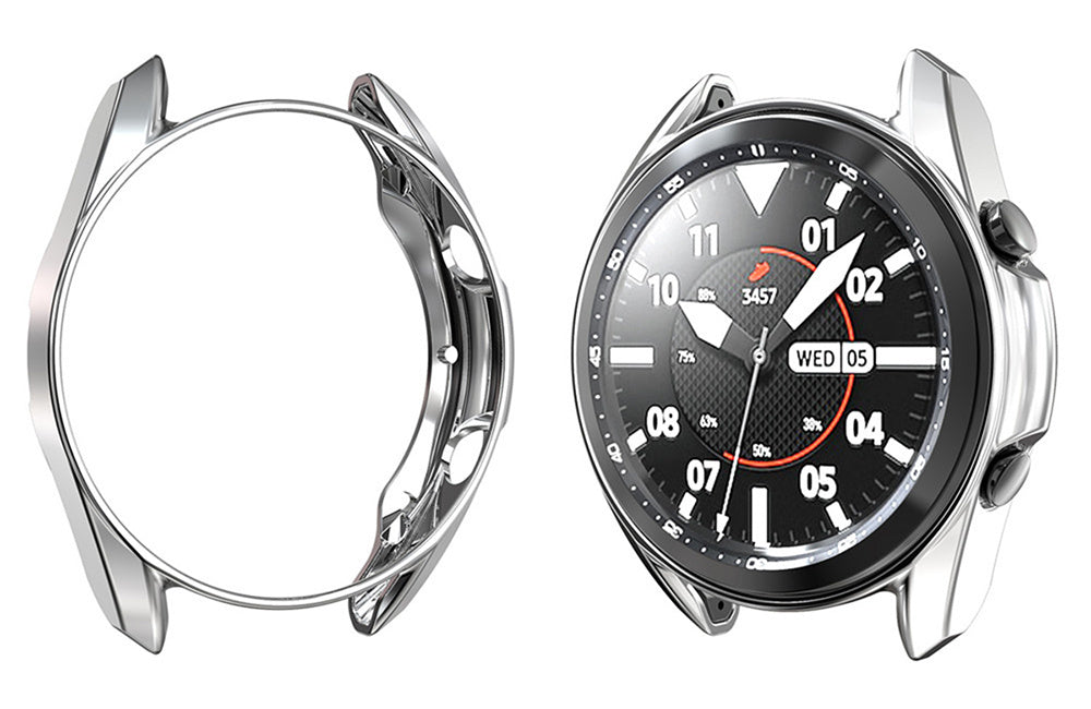 HKM-165459 Electroplated TPU Protective Case for Galaxy Watch 41mm/45mm - Multiple Colors Available
