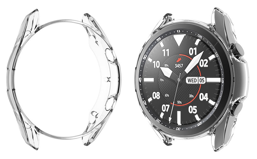 HKM-165459 Electroplated TPU Protective Case for Galaxy Watch 41mm/45mm - Multiple Colors Available