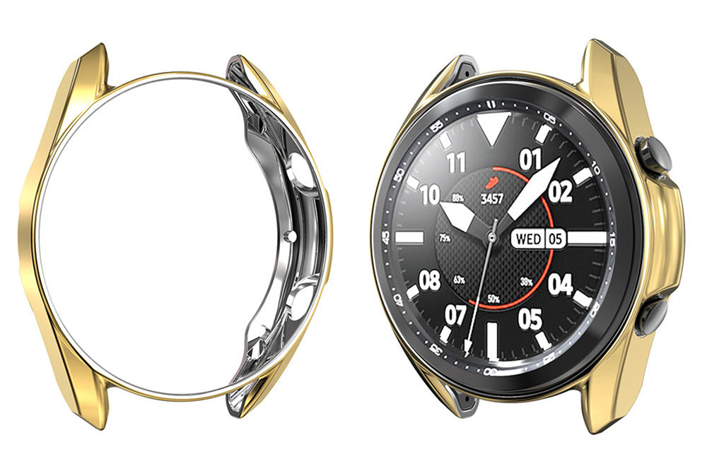 HKM-165459 Electroplated TPU Protective Case for Galaxy Watch 41mm/45mm - Multiple Colors Available
