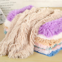 HKM-165715 Beige Plush Pet Dog Mat for Rest, Available in Multiple Sizes