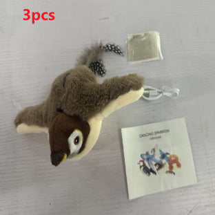 HKM-165715 Electric Plush Sound Toy - Jumping Fish and Winged Bird in Crab, Flying Fish, Sparrow, Penguin Designs