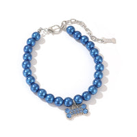 HKM-165779 Cat Necklace Ornament in Multiple Colors - Green, Blue, Purple, White, Pink, Made of Durable Plastic