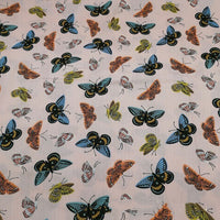 HKM-165779 Floral Pattern Cotton Twill Fabric for DIY Projects and Bedding, 160cm Wide, 100% Cotton