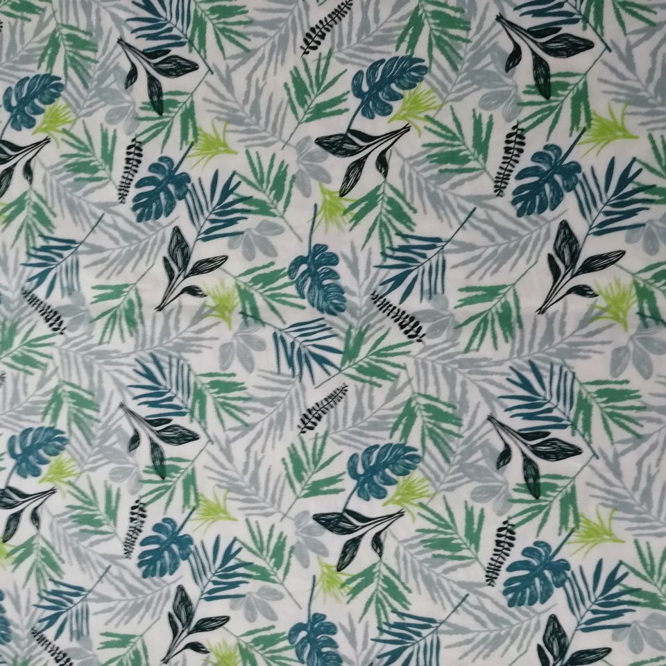 HKM-165779 Floral Pattern Cotton Twill Fabric for DIY Projects and Bedding, 160cm Wide, 100% Cotton