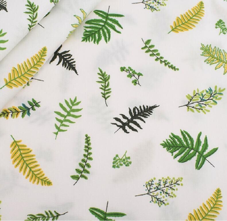 HKM-165779 Floral Pattern Cotton Twill Fabric for DIY Projects and Bedding, 160cm Wide, 100% Cotton