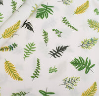 HKM-165779 Floral Pattern Cotton Twill Fabric for DIY Projects and Bedding, 160cm Wide, 100% Cotton