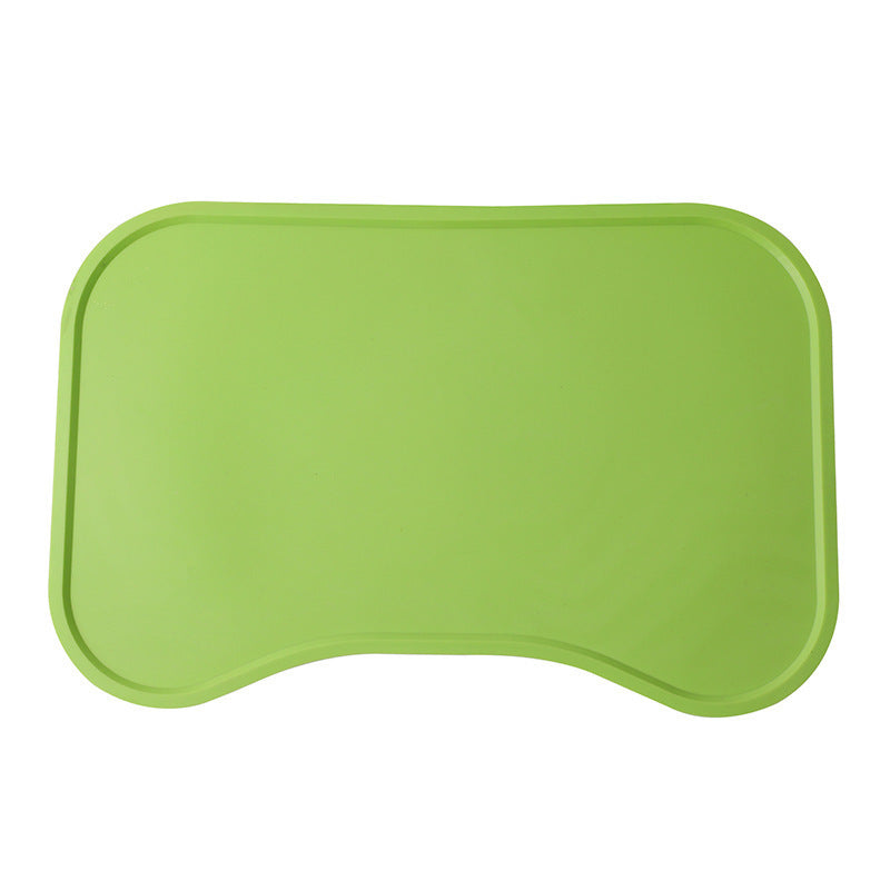 HKM-165779 Waterproof Silicone Dog and Cat Food Mat with Raised Edges, Non-Slip Design for Spill Protection