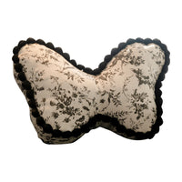 HKM-165907 French Retro Butterfly Pillow with Plant and Flower Pattern 46x40cm