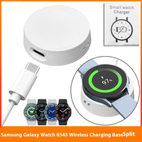HKM-165971 Wireless Charger Base for Watch 6 and 5Pro - Available in White and Black with Type C Line Option