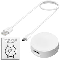 HKM-165971 Wireless Charger Base for Watch 6 and 5Pro - Available in White and Black with Type C Line Option