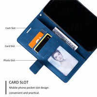 HKM-166035 Stylish Flip Phone Case with Frosted Pattern for Samsung Devices