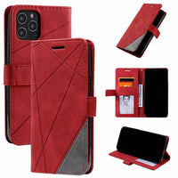HKM-166035 Stylish Flip Phone Case with Frosted Pattern for Samsung Devices