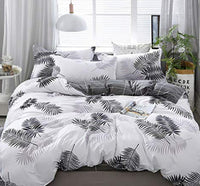 HKM-166099 Blue Night Sky Modern Four-Piece Bed Set with Quilt Cover and Pillowcases in Various Sizes