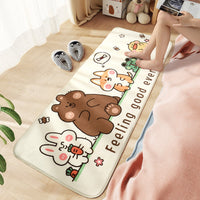 HKM-166483 Plush Floor Mat for Bedroom and Living Room - Fun Designs for Cozy Spaces