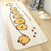 HKM-166483 Plush Floor Mat for Bedroom and Living Room - Fun Designs for Cozy Spaces