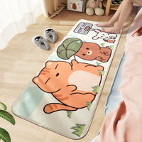 HKM-166483 Plush Floor Mat for Bedroom and Living Room - Fun Designs for Cozy Spaces