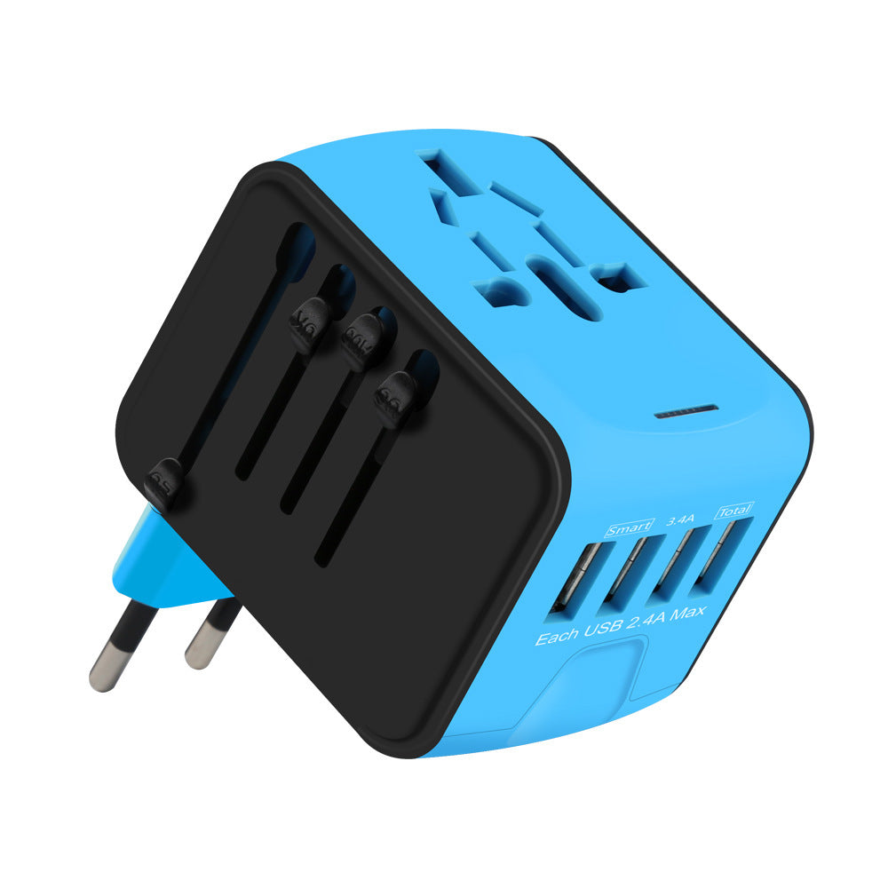 HKM-166483 Travel Multi-Port USB Charging Dock with 4 Ports and QC18W Support