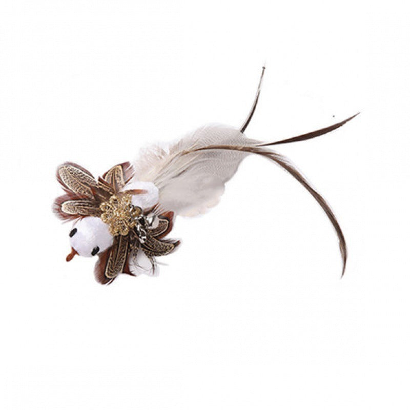 HKM-166739 Cat Teaser Stick with Replaceable Head and Adjustable Length for Endless Playtime