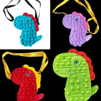 HKM-166739 Unicorn Pop It Silicone Kids School Bag Fidget Toy - Stylish & Fun for Girls