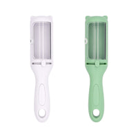 HKM-166867 Two-in-One Pet Comb and Hair Removal Roller for Dogs, ABS Material, White and Green