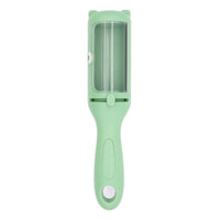 HKM-166867 Two-in-One Pet Comb and Hair Removal Roller for Dogs, ABS Material, White and Green