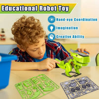 HKM-166931 3 in 1 Solar Powered Educational Robot Kit for Kids - DIY Building Science Experiment