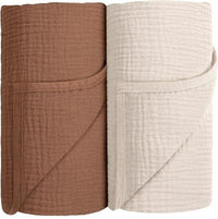 HKM-166931 Cotton Baby Wrapping Blanket for Air Conditioning - Cozy Colors for Winter and Autumn
