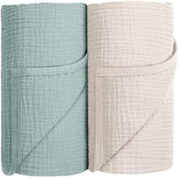 HKM-166931 Cotton Baby Wrapping Blanket for Air Conditioning - Cozy Colors for Winter and Autumn